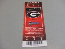 New Orleans Privateers vs Georgia Bulldogs (11-13-2009) Basketball Ticket Stub 