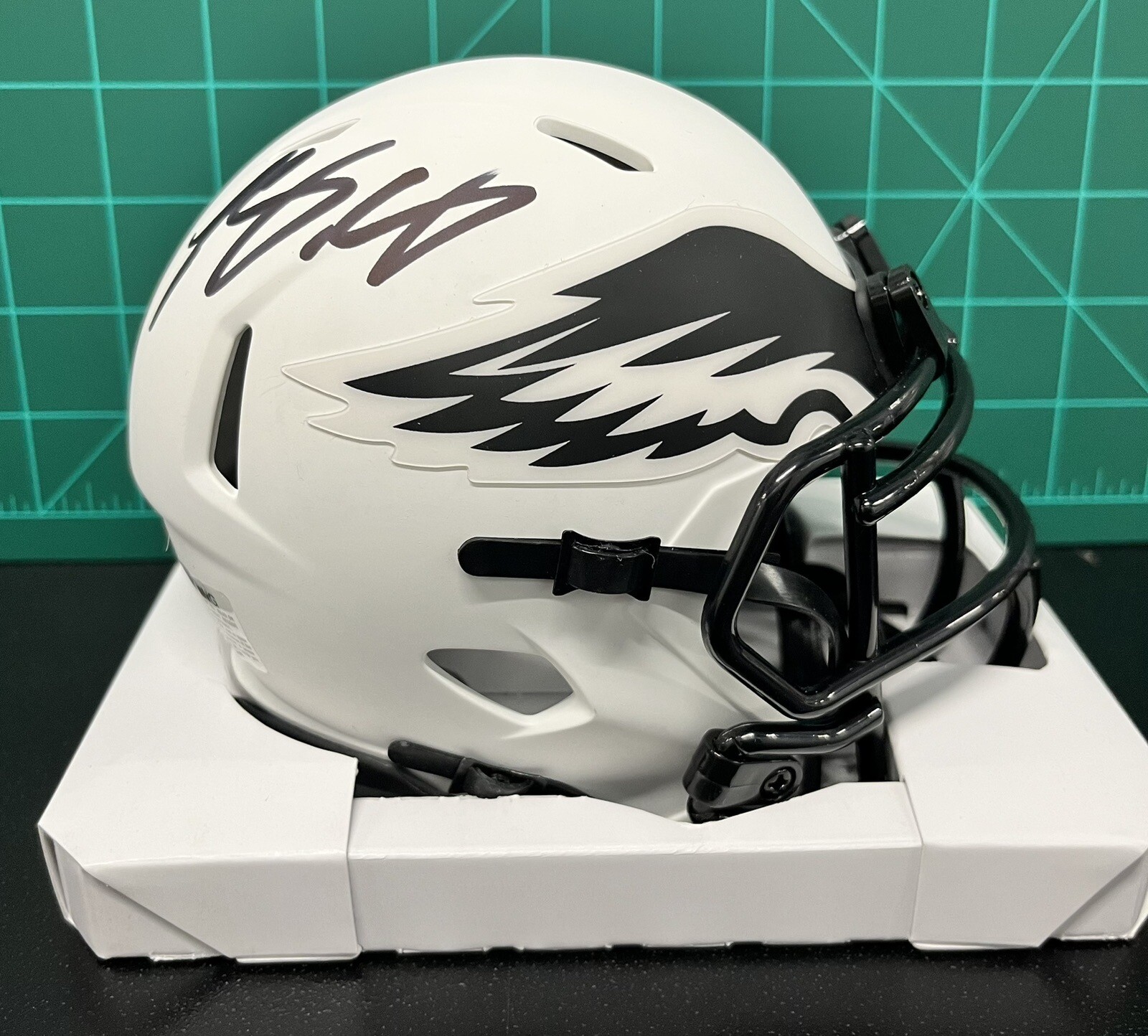 LeSean McCoy Autographed Signed Philadelphia Eagles LUNAR Mini Helmet w/ JSA 