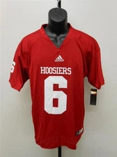 New-Minor-Flaw Indiana Hoosiers #6 Youth Size XLarge XL (18/20) Adidas Jersey