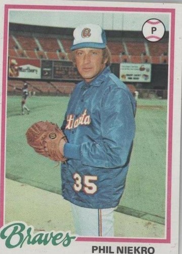 1978 Topps Baseball Card Phil Niekro Atlanta Braves #10 EX | eBay