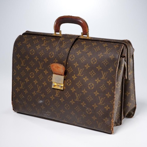 Vintage Louis Vuitton Monogram Serviette Fermoir Briefcase Bag M53305