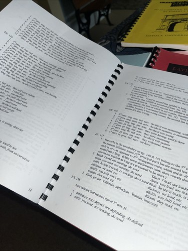 Loyola University Latin Instructional Packet Including Tests, Teachers edition - Picture 4 of 13