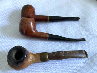 Vintage Smoking Pipe Lot x 3