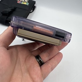 Nintendo Game Boy Color Handheld  - Atomic Purple GameBoy System CGB-001 - Case