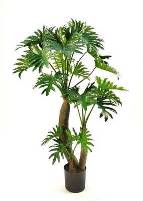 artplants Deko Philodendron Selloum Donis, Kunststämme, 180cm