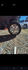 4 Piece Wcaps Set Of Pontiac Firebird 15 Inch Machin Oem Wheel Rim 1984 To 1992