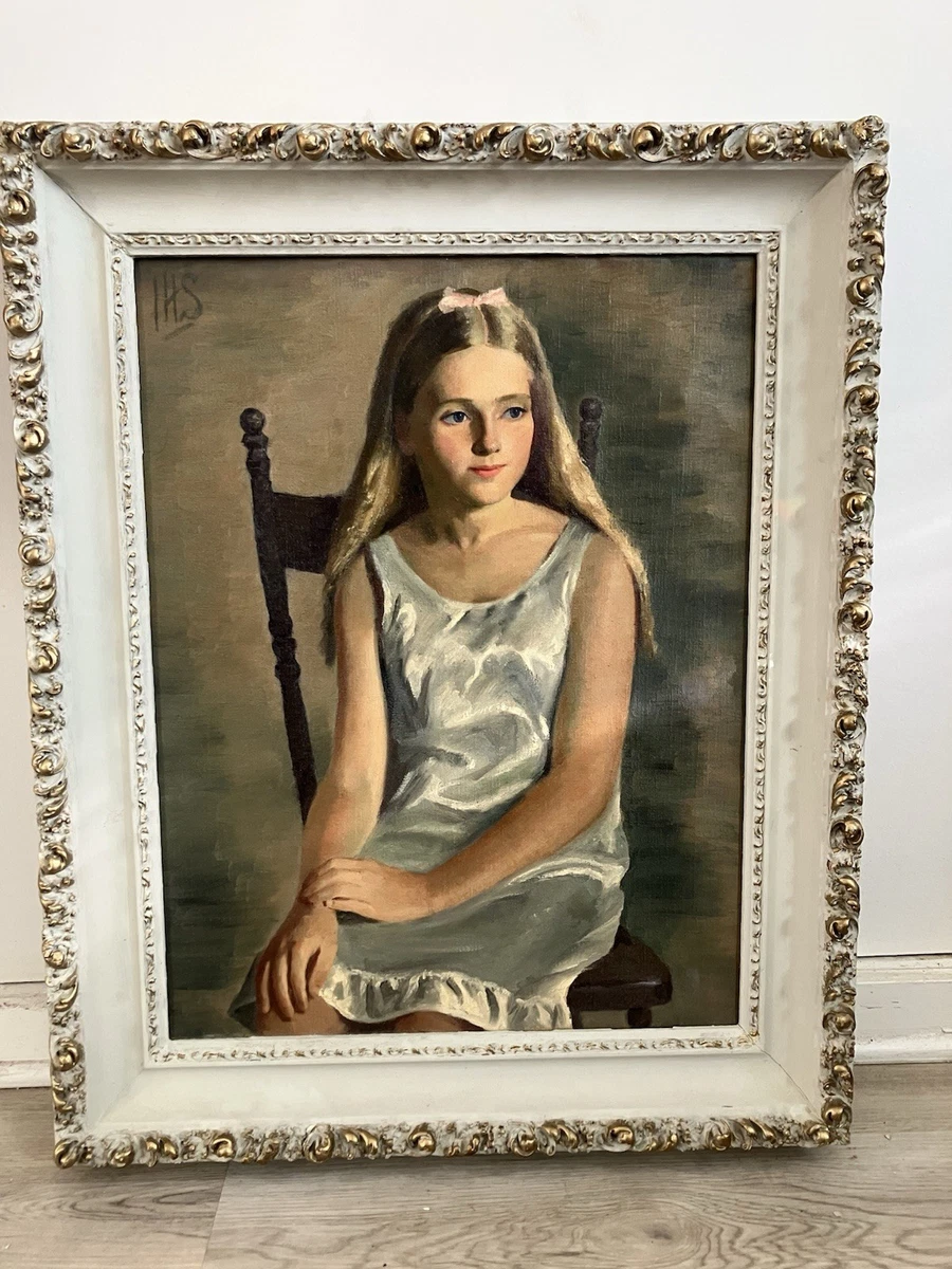 油画肖像单件艺术绘画| eBay