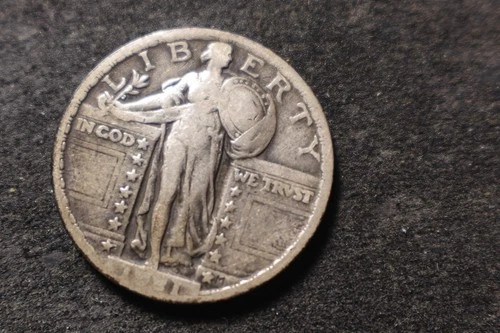 1921 F VF Readable DATE Standing Liberty Quarter Premium Coin WCO