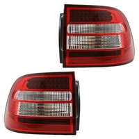 LED RüCkleuchten Heckleuchten FüR Porsche Cayenne 955 9PA Bj. 02-07 Rot/Chrom