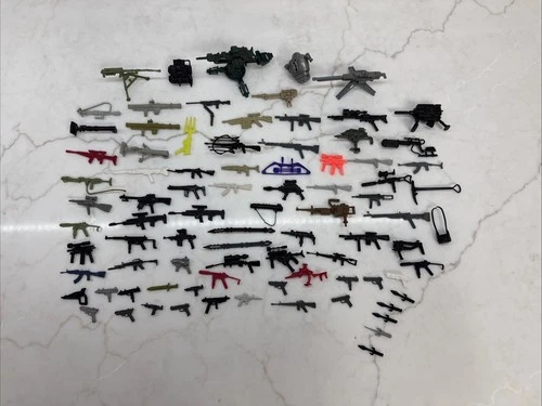 G.I. JOE 1980's HUGE LOT Of Vintage Weapons Accessories Collection ARAH 80 Plus