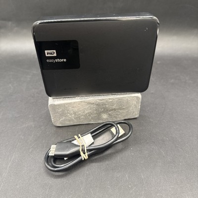 Western Digital Easystore 4TB Portable 2.5'' HD WDBKUZ0040BBK-UA W/ Cable & Case