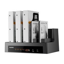 5 Bay External Hard Drive Docking Station for 2.5'' 3.5'' SATA HDD/SSD, USB3....