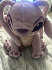 Disney Parks Lilo And Stitch Pink Angel Plush 12" Stuffed Animal EUC Alien Store