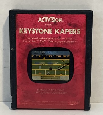 KEYSTONE KAPERS (Atari 2600, 1983) game cartridge TESTED Activision