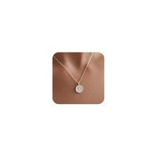 Robaice Cross Necklace for Women Dainty Small Silver Plated Small,