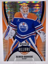 2025-26 Allure Hockey Olivier Rodrigue Orange Slice Rookie #124 Oilers RC