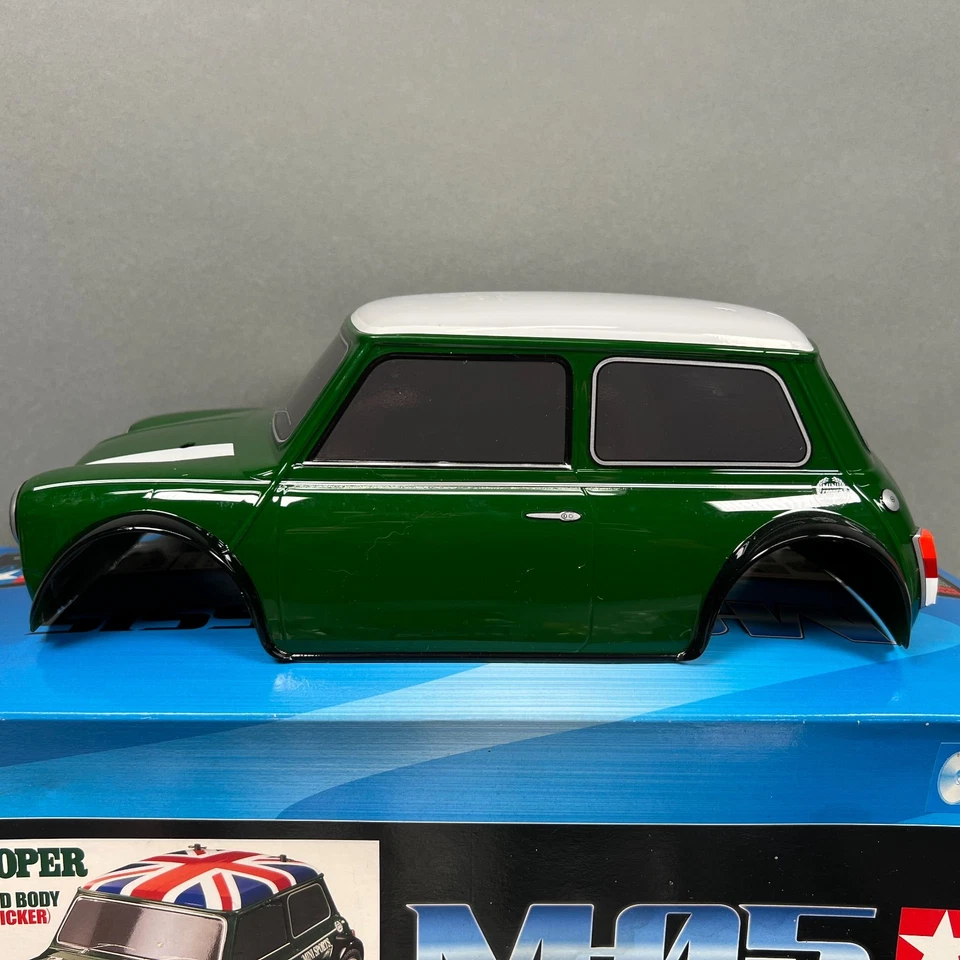 COMO ESTÁ Tamiya 1/10 M-05 Chasis Mini Cooper Racing Union Jack Cuerpo Acabado 84183 Foto 2 de 4