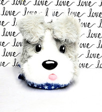 Brand New NWT Bath Body Works Bandana Dog Pom Sanitizer Holder