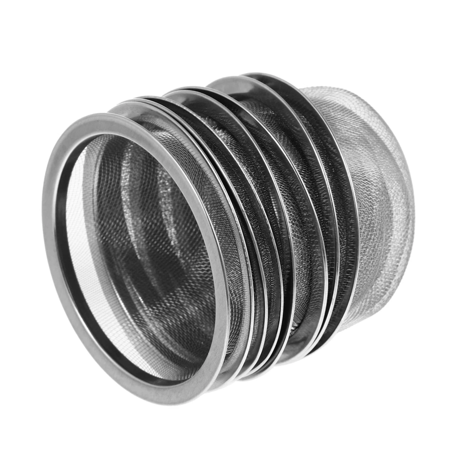Metal Tea Strainer Mesh Basket 3-Inch Replacement Tea Infuser Basket for Loos...
