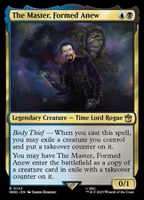 The Master, Formed Anew 0143 Non Foil Rare Doctor Who Commander MTG Near Mint