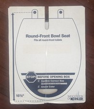 Kohler 4639-RL-0 Round Front Quiet Close Toilet Seat Cachet Ready Latch White
