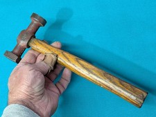 Vintage Abc Auto Body Hammer Square Head Round Head 14.5 Oz 10 Wood Handle