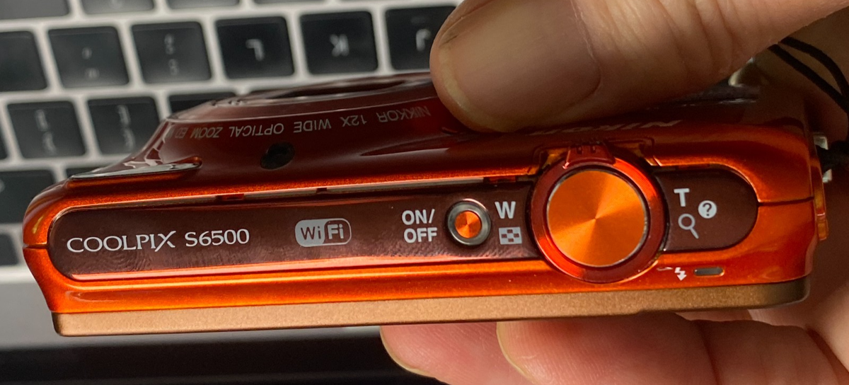 Nikon COOLPIX S6500 Orange 16.0MP Digital Camera - MINT FOR PARTS
