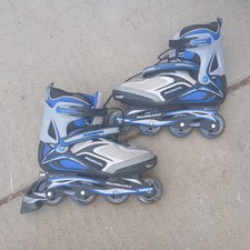 Rollerblade Spiritblade III SG5 Inline Skates Black Blue Gray Men  s Size 10