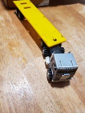 Vtg Schaper Stomper 6 6 Mack Semi Truck WORKS Black Blue With Yellow Trailer