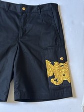 Versace Black Shorts for Men for sale