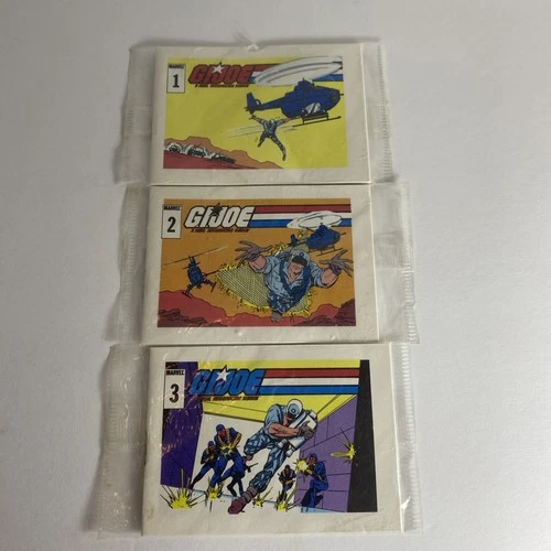 GI Joe Starduster Comic Books #1 2 3 Action Stars Mini Cereal Promo Complete Set