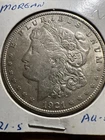 1921 S Morgan silver dollar Mint state.  Full Liberty And Nice Breast Feathers.