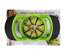 Norpro Nonslip Grip EZ Apple Fruit Wedger & Corer Stainless Steel Blades 8 Slice