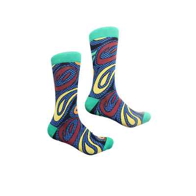 Usain 2 | Multi Royal Blue Paisley | Sock