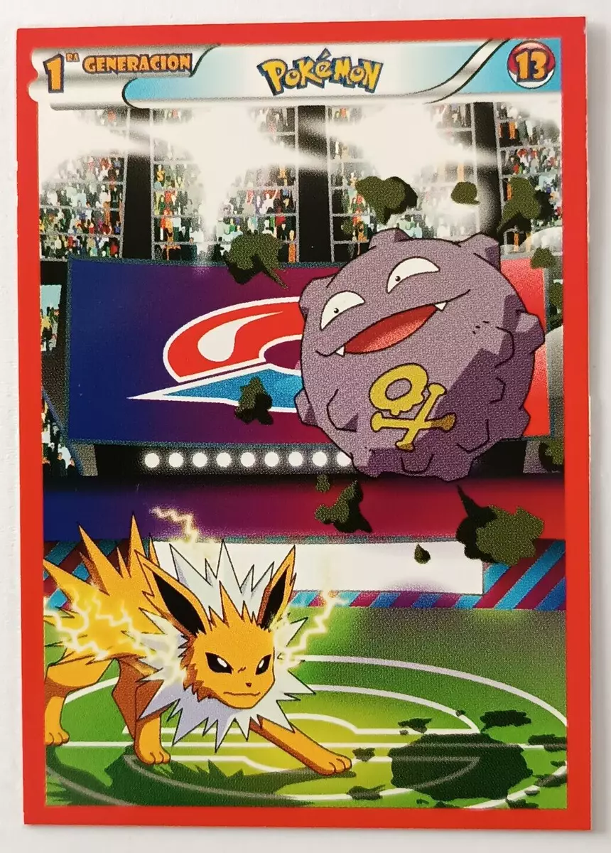 CARD POKEMON POKEDEX EF VOL. I #13 JOLTEON & KOFFING 2022 Kanto PERU  Edition TCG