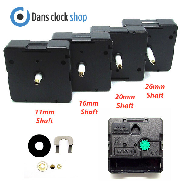 Replacement Quartz High Torque UTS Euroshaft German Clock Movement