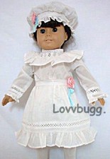 Rare Victorian Edwardian Lawn Dress for 18" American Girl Samantha Doll Clothes