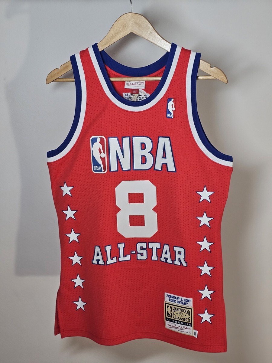 NWT Men's Kobe Bryant All Star 2003 Jersey Los Angeles Lakers Mitchell  Ness S
