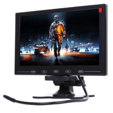 Ultra Thin 9" TFT LCD Parking Reverse Screen HDMI VGA Car Rear View Monitor