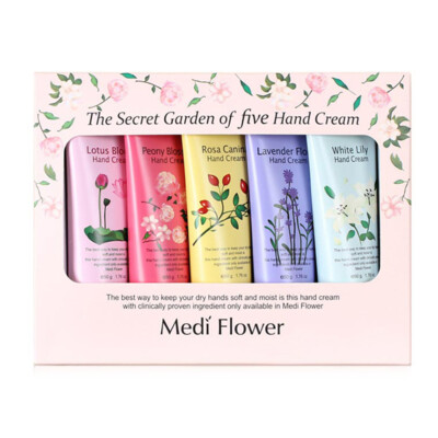 [Medi Flower] The Secret Garden Hand Cream Set 5 sets+1 set Bonus