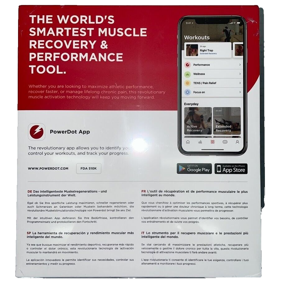 BRAND NEW THERABODY Theragun POWERDOT 2.0 Smart Muscle Stimulator eBay