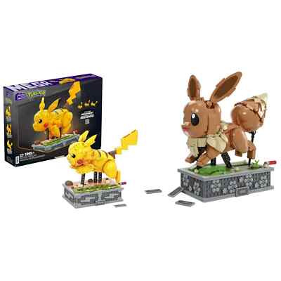 MEGA Bloks Pokémon Moving Pikachu 1095 Pcs HGC23 Eevee 1366 Pcs