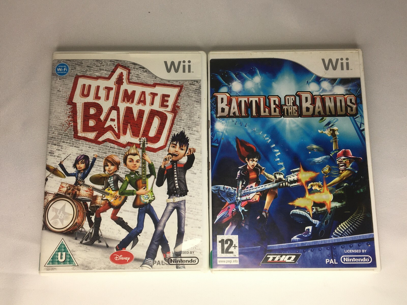 Nintendo Wii - Ultimate Band + Battle of the Bands + Fast Free Post