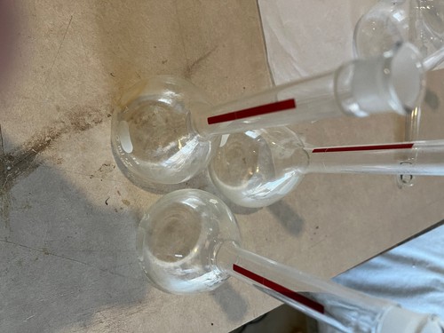 Fiaschetta volumetrica 500 ml, classe A, #19 collo di arresto esterno, - Foto 1 di 6