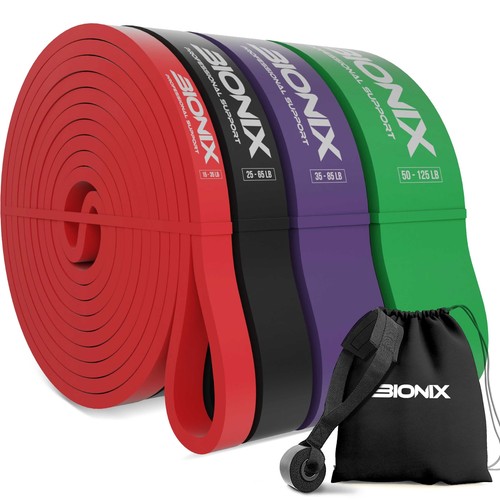 Shelter Fitness Heavy Duty Resistance Bands Set - 15-210 Lbs For Full Body Workouts - View #7