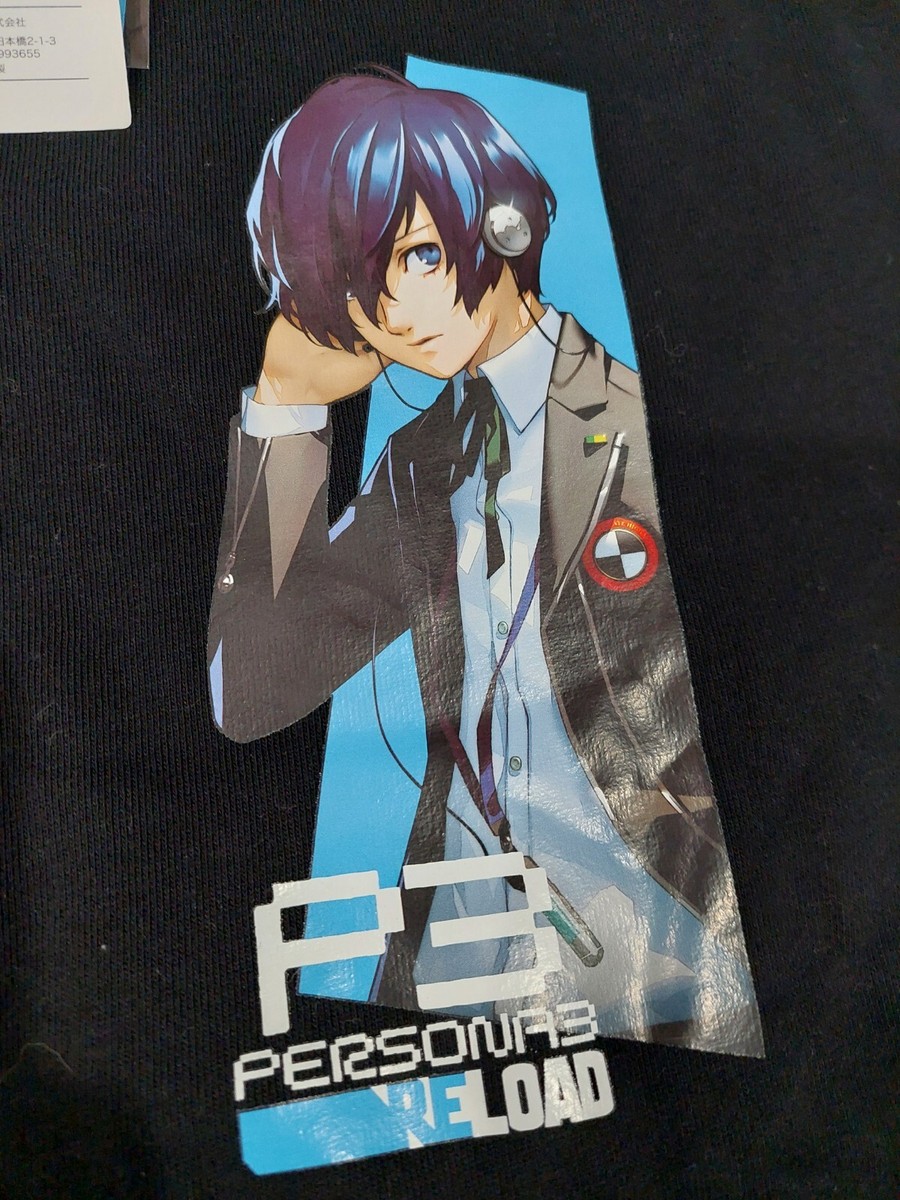 NEW Atlus Persona 3 Reload P3 Japanese Imported T-Shirt Size 3L