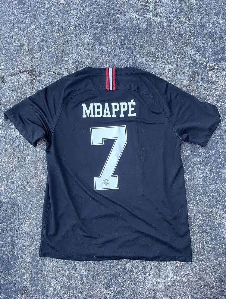 Paris Saint Germain PSG 2018/2019 Black Third Kit Jersey Mbappe