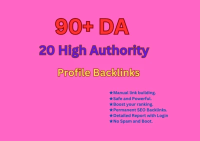 High-Authority DA 90+ Profile Backlinks | Boost Your Website SEO Rankings - Image 1 of 2