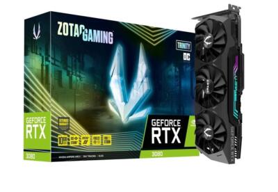 ZOTAC GAMING GeForce RTX 3080 Trinity OC 10GB GDDR6X 320-bit 19 Gbps PCIE 4.0