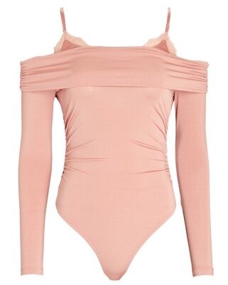 WOW! NEW  Night Night by Jonathan Simkhai cold shoulder bodysuit $278 small